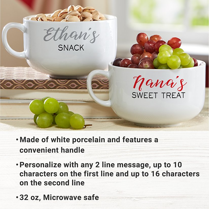 Wholeheartedly Yours Personalized Signature Bowl