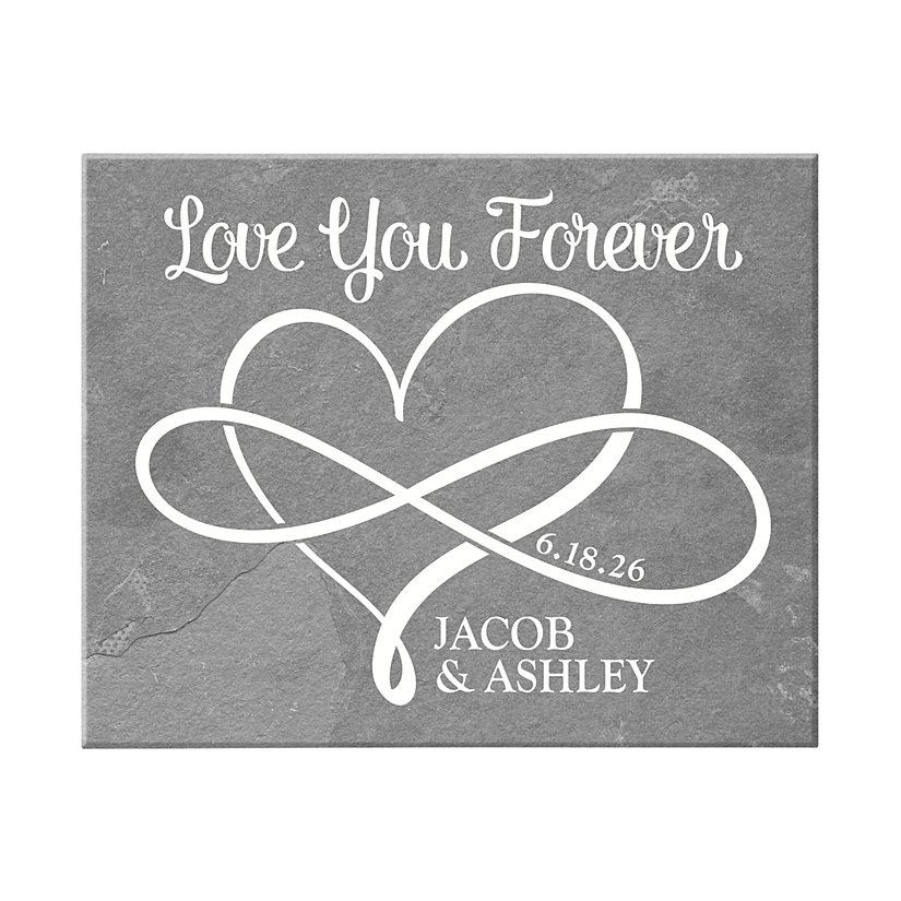 Eternal Love Personalized Wooden Block