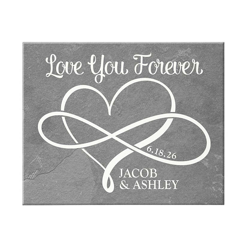 Eternal Love Personalized Wooden Block