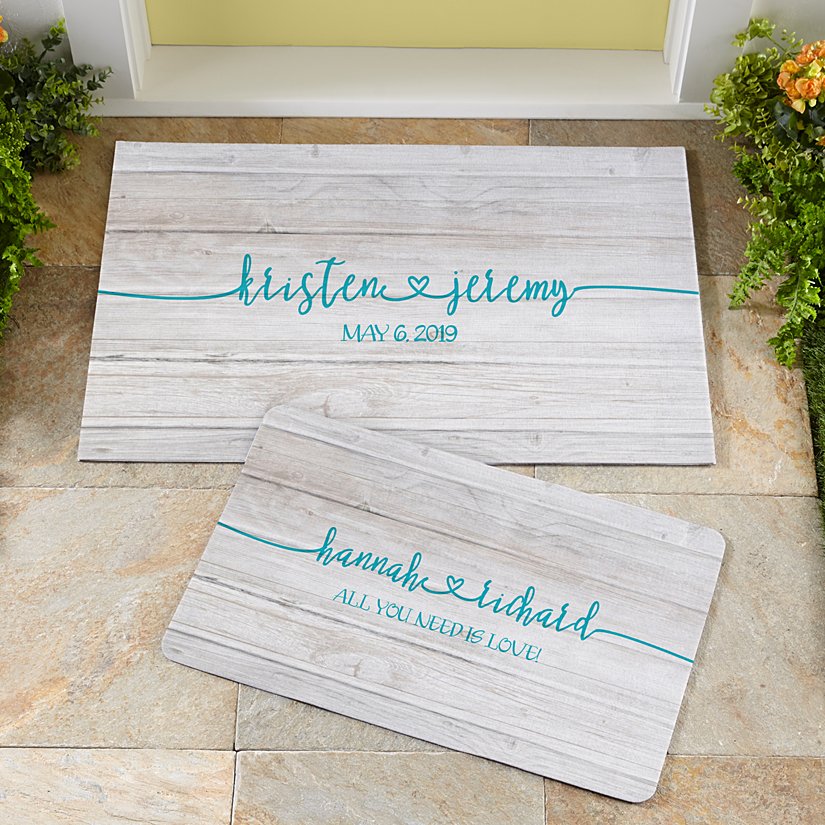 Forever United Personalized Wedding Doormat