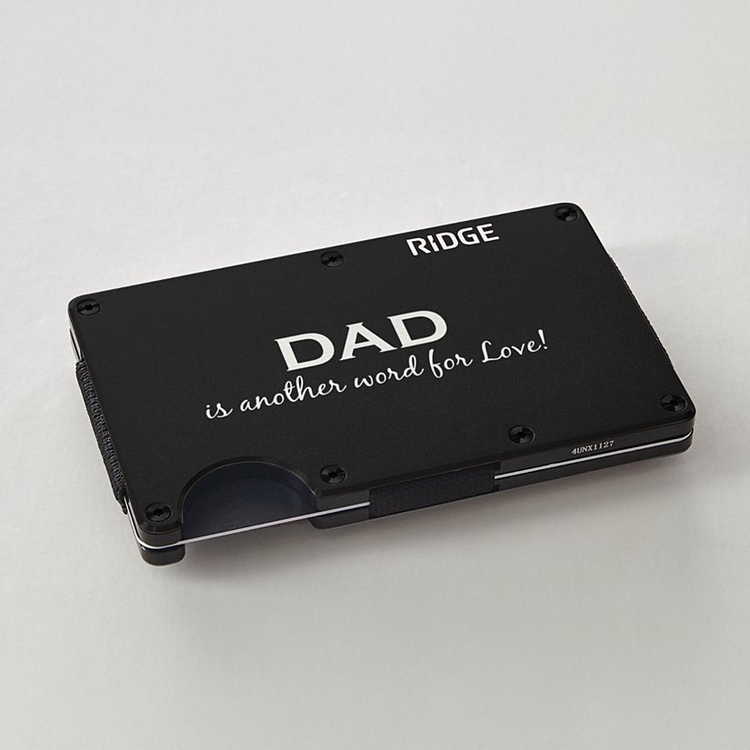 Ridge® Customized Wallet Title + Message
