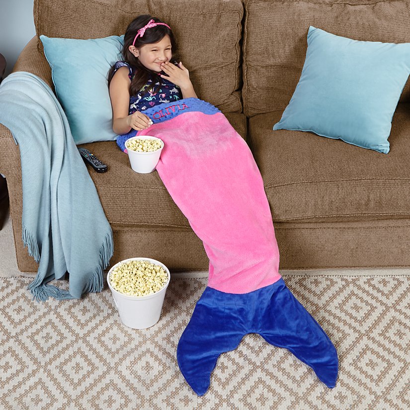 Blankie Tails® Mermaid Personalized Children's Blanket