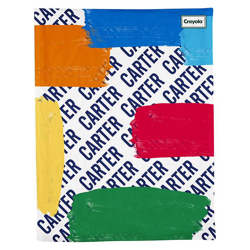 Crayola™ Brush Strokes Colorblock Duvet Cover