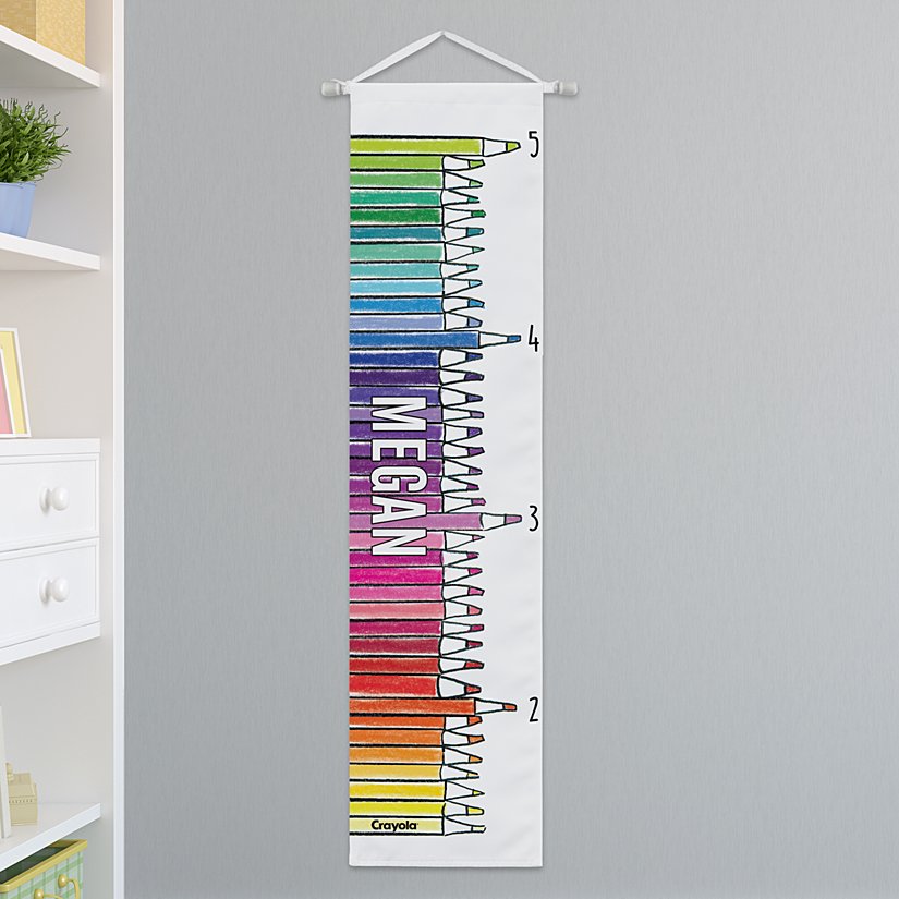 Crayola™ Bright Pencils Personalized Growth Chart