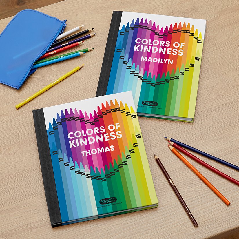 Crayola® Kindness Personalized Notebook