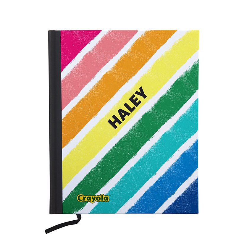Crayola™ Rainbow Stripes Notebook