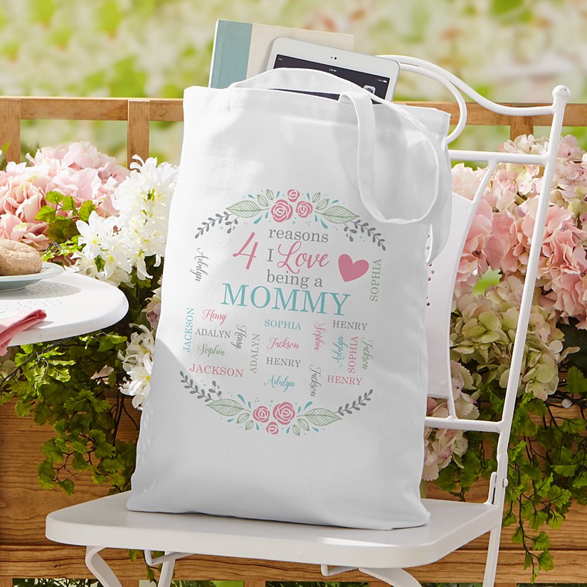 All My Loved Ones Personalized Tote Bag