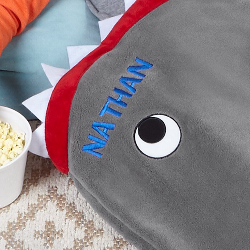 Blankie Tails® Shark Personalized Blanket