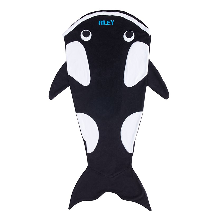Blankie Tails® Orca Whale Personalized Snuggle Blanket 3 Blankie Tails® Orca Whale Personalized Snuggle Blanket