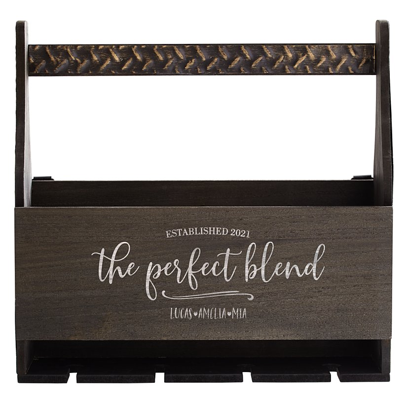 The Ultimate Blend Personalized Wooden Wine Rack