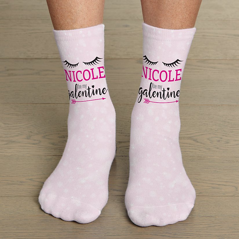 Celebrate Galentine's Day Personalized Socks