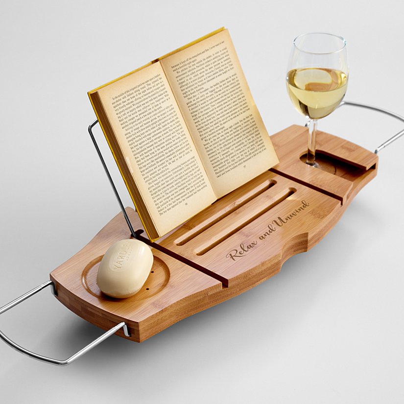 Tranquility Personalized Bath Caddy