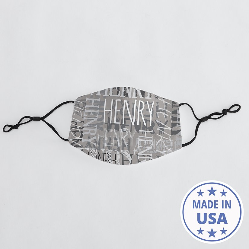 Chic Kids Personalized Face Mask