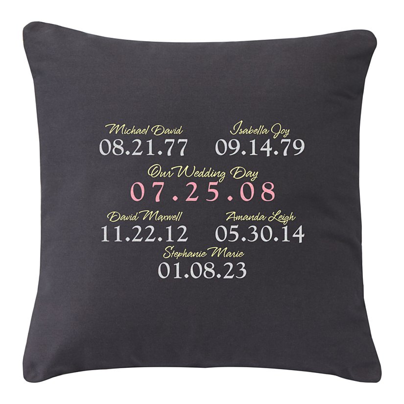 A Day to Remember Personalized Family Throw Pillow 5 A Day to Remember Personalized Family Throw Pillow