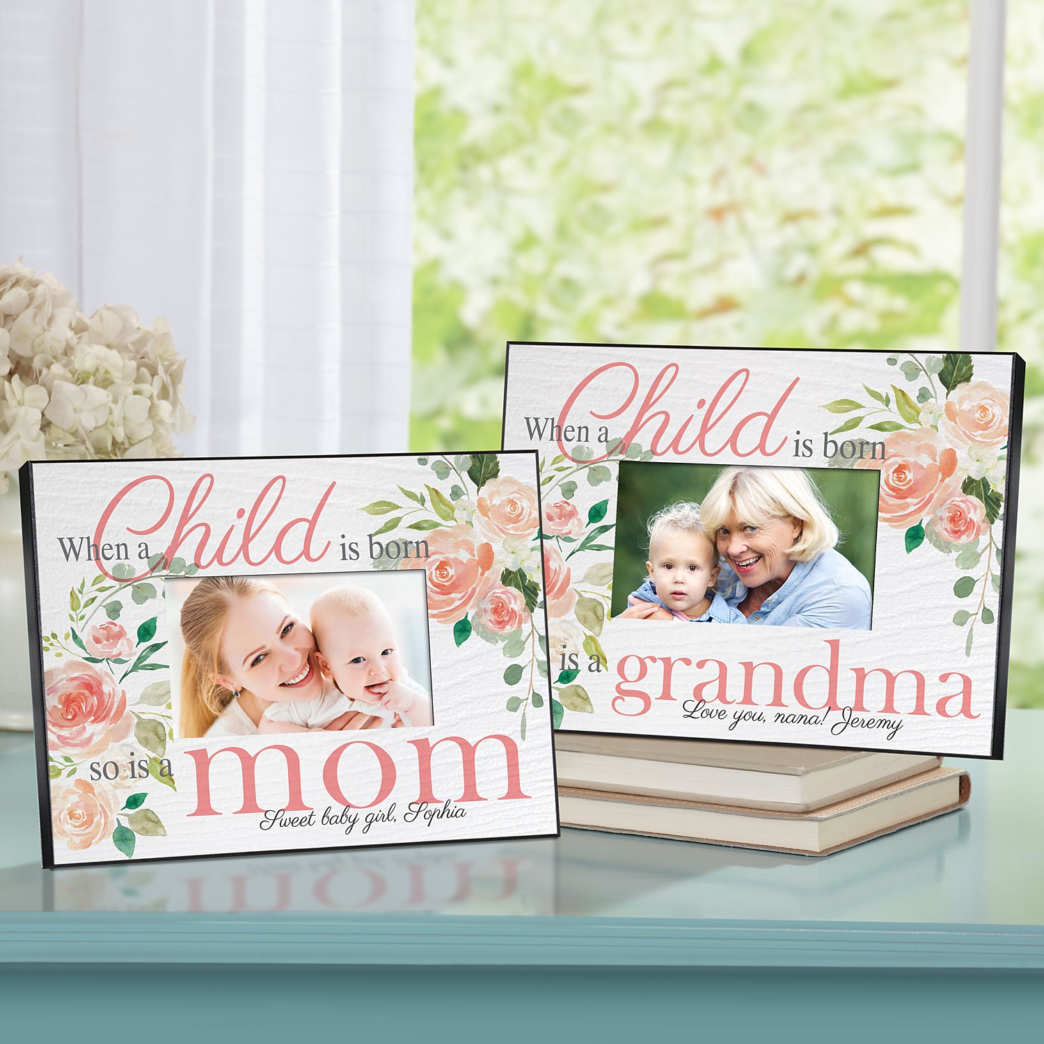 A Child's Birth Personalized Celebration Frame