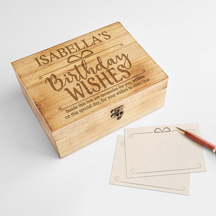Cherished Wishes Personalized Keepsake Box