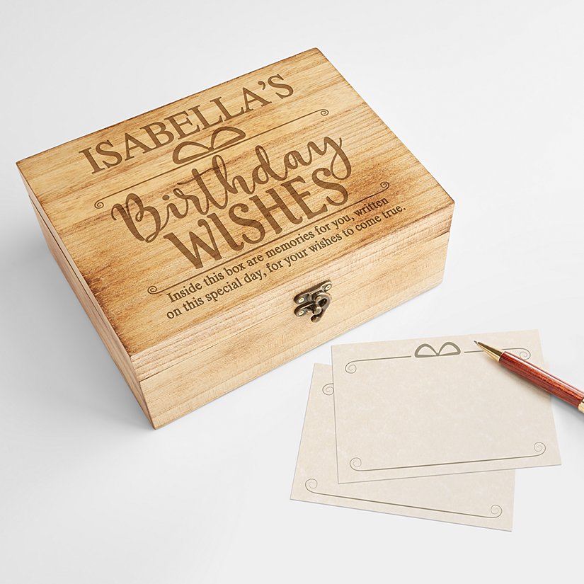 Cherished Wishes Personalized Keepsake Box