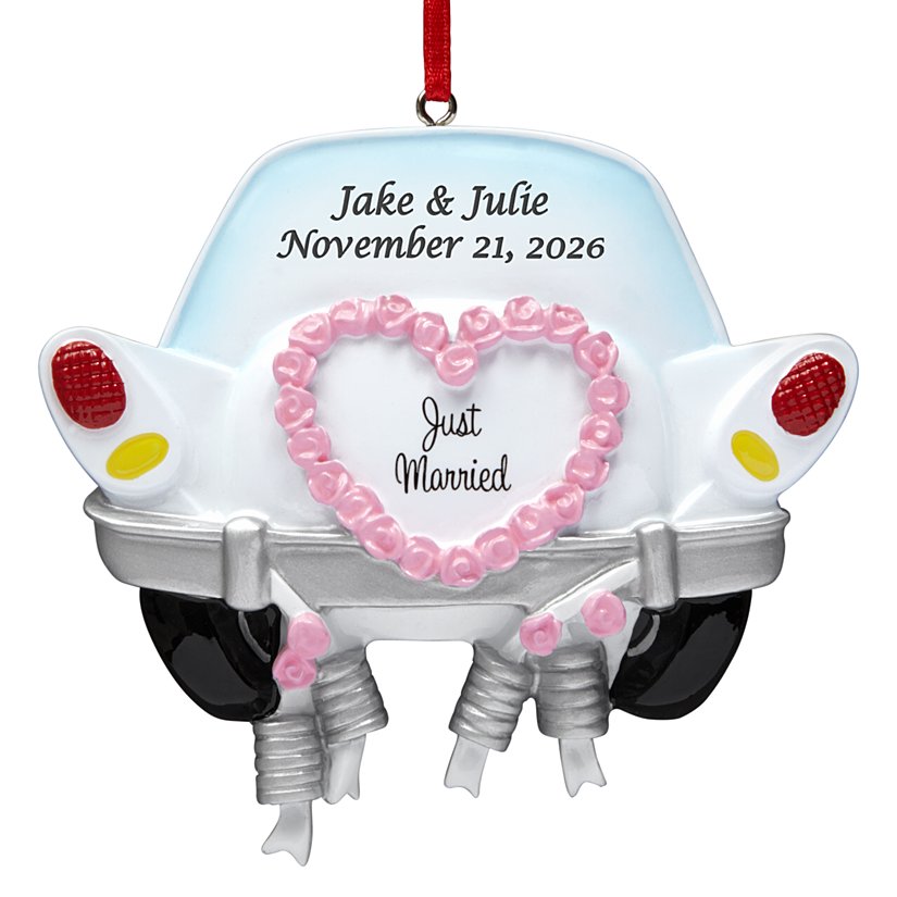 Newlywed Bliss Personalized Ornament