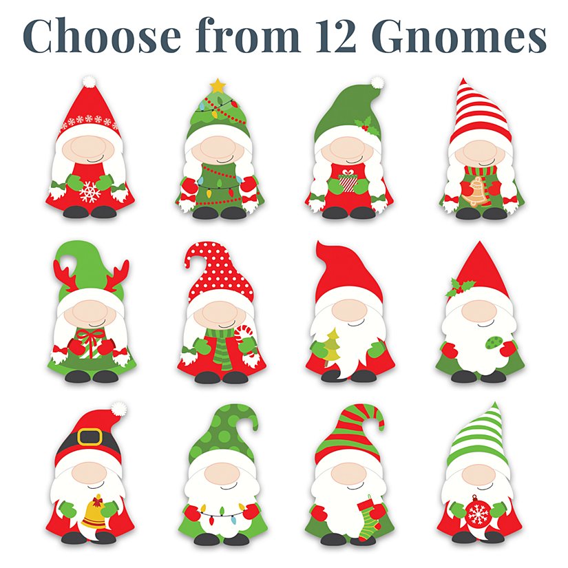 Adorable Gnome Personalized Bell Ornament