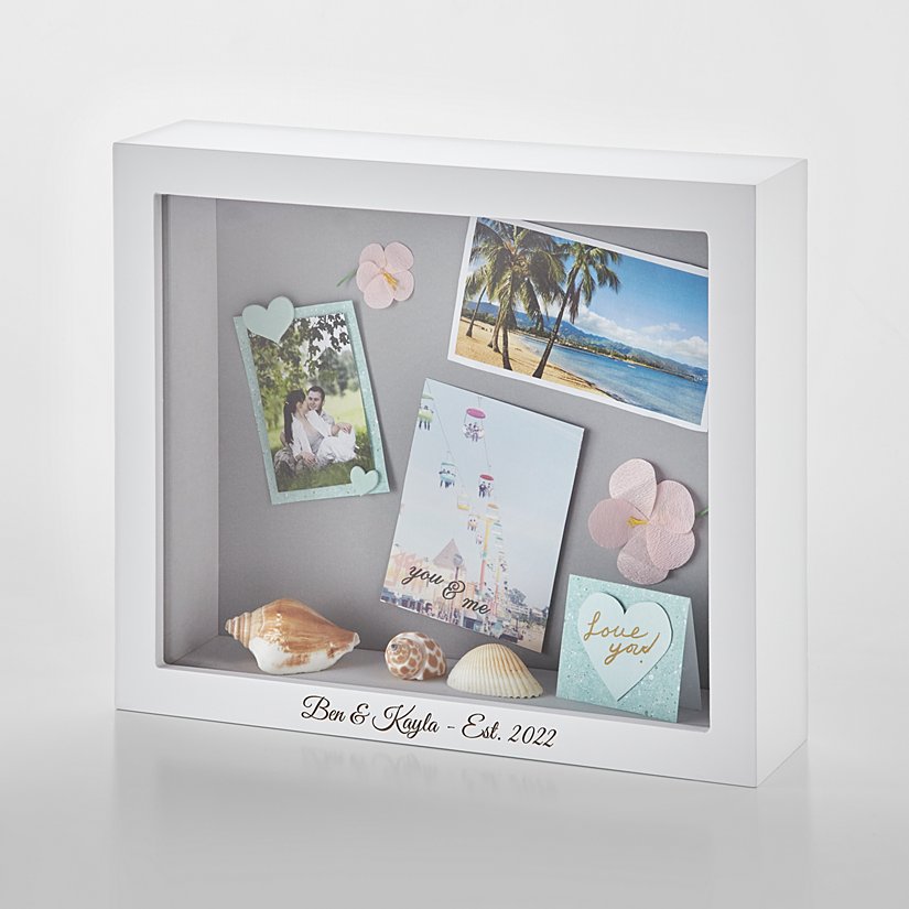 Couples' Cherished Memories Personalized Shadowbox