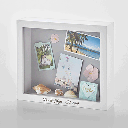 Couples' Cherished Memories Personalized Shadowbox