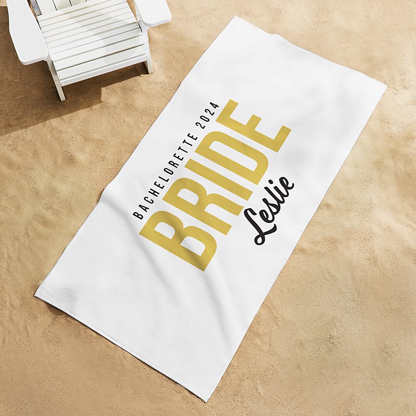 Bachelorette Party Beach Towel