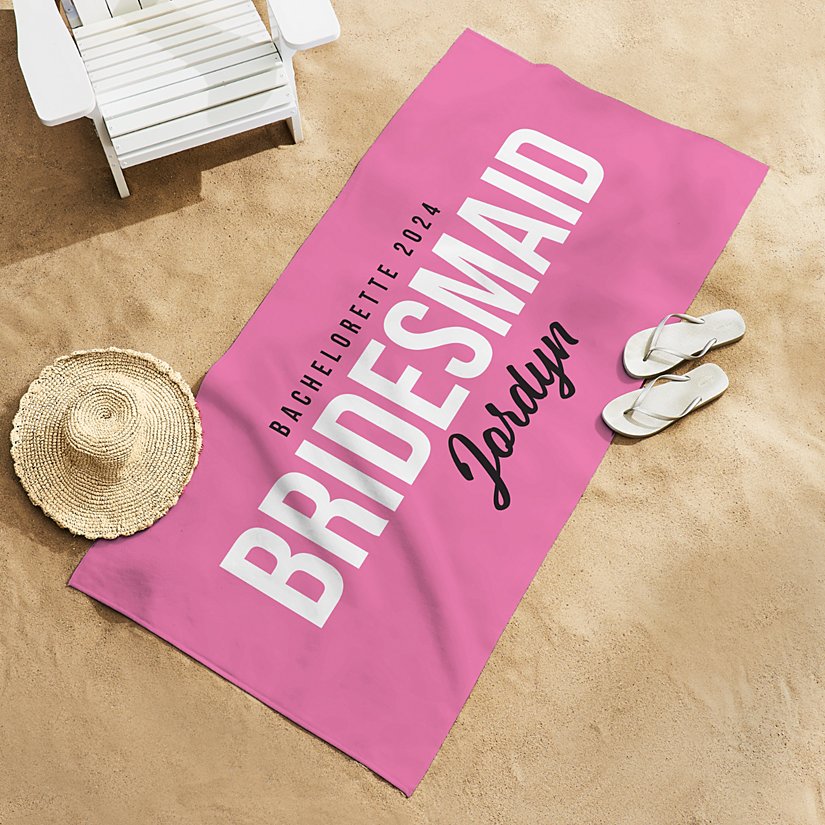 Bachelorette Party Beach Towel