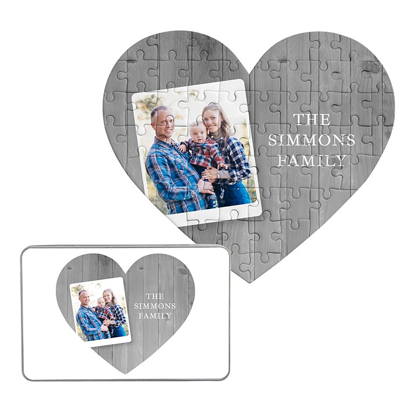 Heart Photo Personalized Puzzle