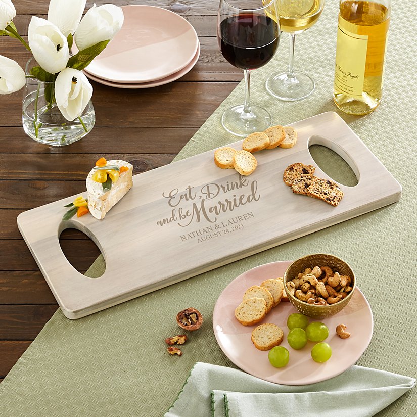Celebrate Love Wood Personalized Banquet Board