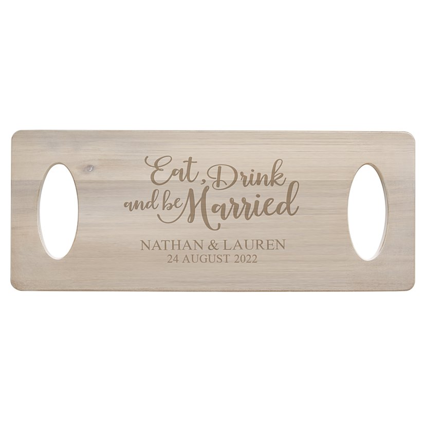 Celebrate Love Wood Personalized Banquet Board