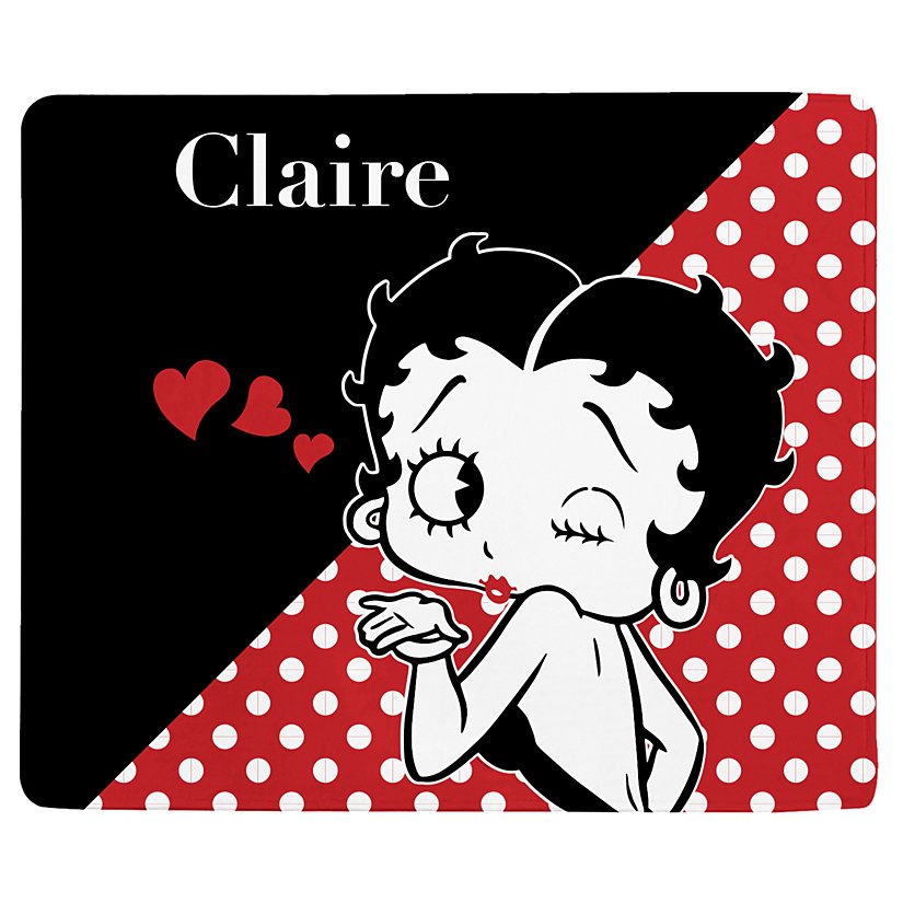 Betty Boop™ Kisses Plush Blanket