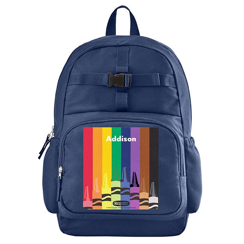Crayola™  Crayon Pack Rainbow Decal Backpack & Lunchbox