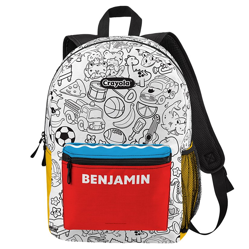 Crayola™ B&W Coloring Book Pattern Backpack