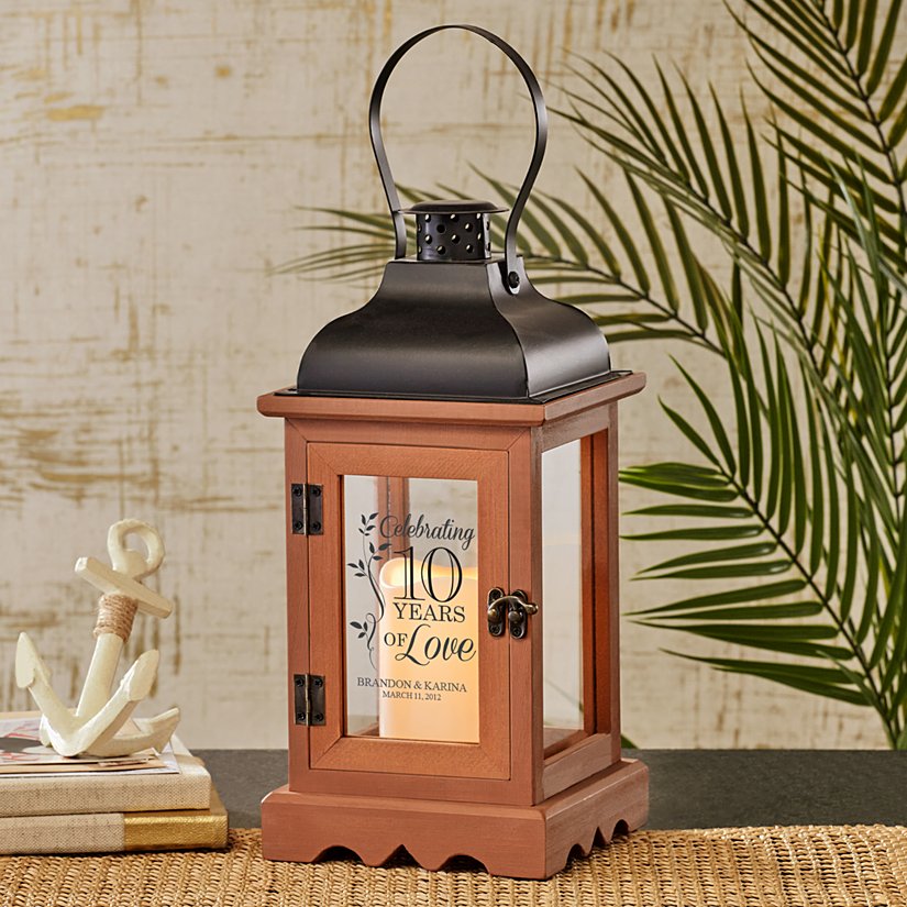 Commemoration of Love Personalized Anniversary Lantern