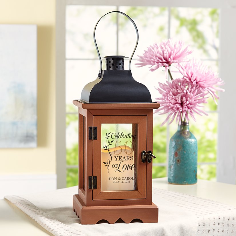 Commemoration of Love Personalized Anniversary Lantern