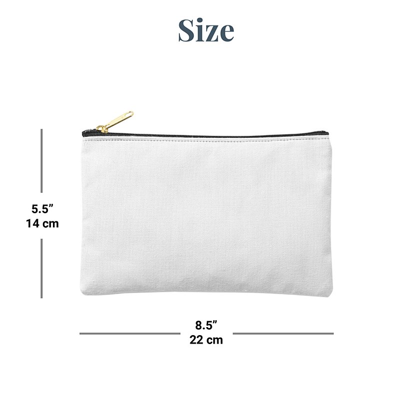 Cabana Stripes Zipper Pouch