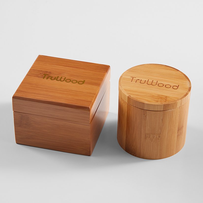 Duo Personalized Wooden Watch Set