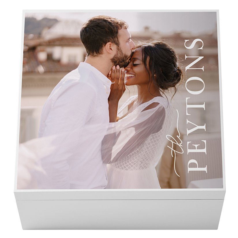 Blissful Love Photo Keepsake Box
