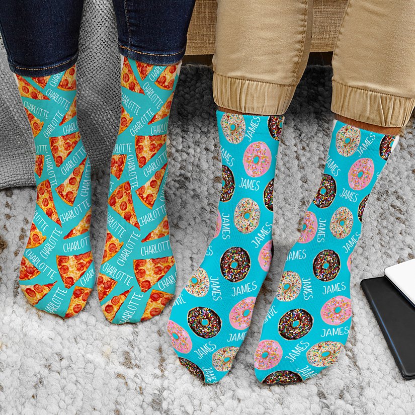 Delectable Delight Personalized Socks