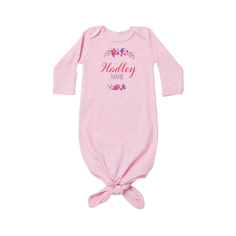 A Garden of Love Baby Knotted Gown 4 A Garden of Love Baby Knotted Gown