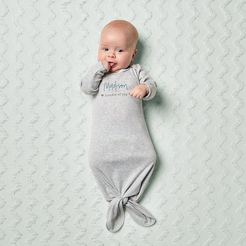 Bundle of Joy Baby Knotted Gown