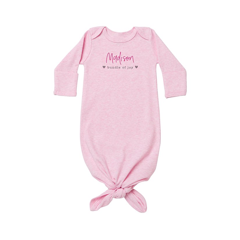 Bundle of Joy Baby Knotted Gown 3 Bundle of Joy Baby Knotted Gown