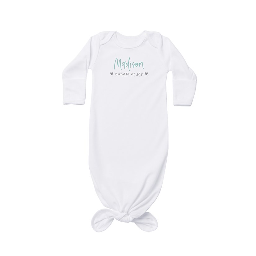 Bundle of Joy Baby Knotted Gown 4 Bundle of Joy Baby Knotted Gown