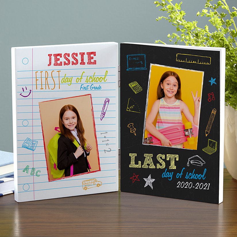 First & Last Day Of School Photo Panel