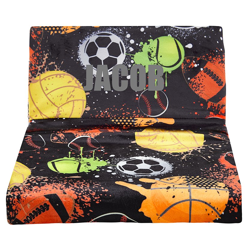 Whimsical Print Personalized Tablet & Laptop Cushion