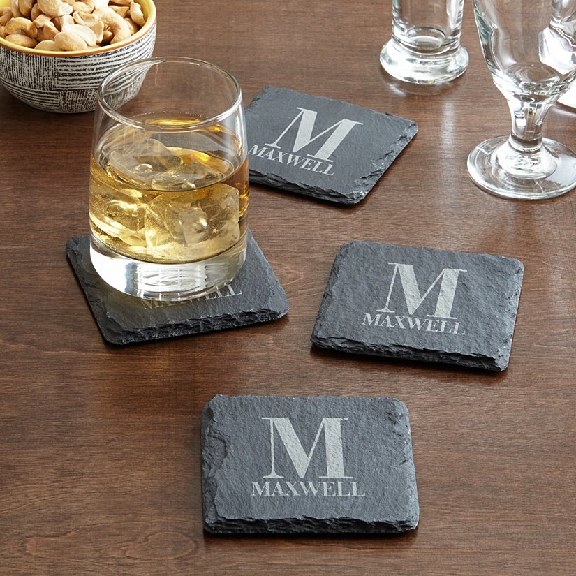 (TEST) Slate Cheese Board and Slate Coaster Bundle