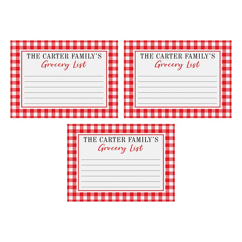 Grocery List Post-It® Note 3 Grocery List Post-It® Note