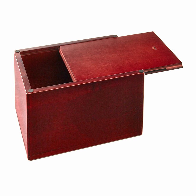 Angel's Wings Engraved Wood Cremation Urn 6 Angel's Wings Engraved Wood Cremation Urn