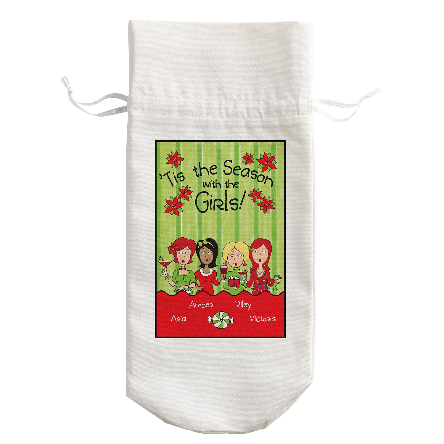 'Tis the Season with the Girls Wine Bag - 4