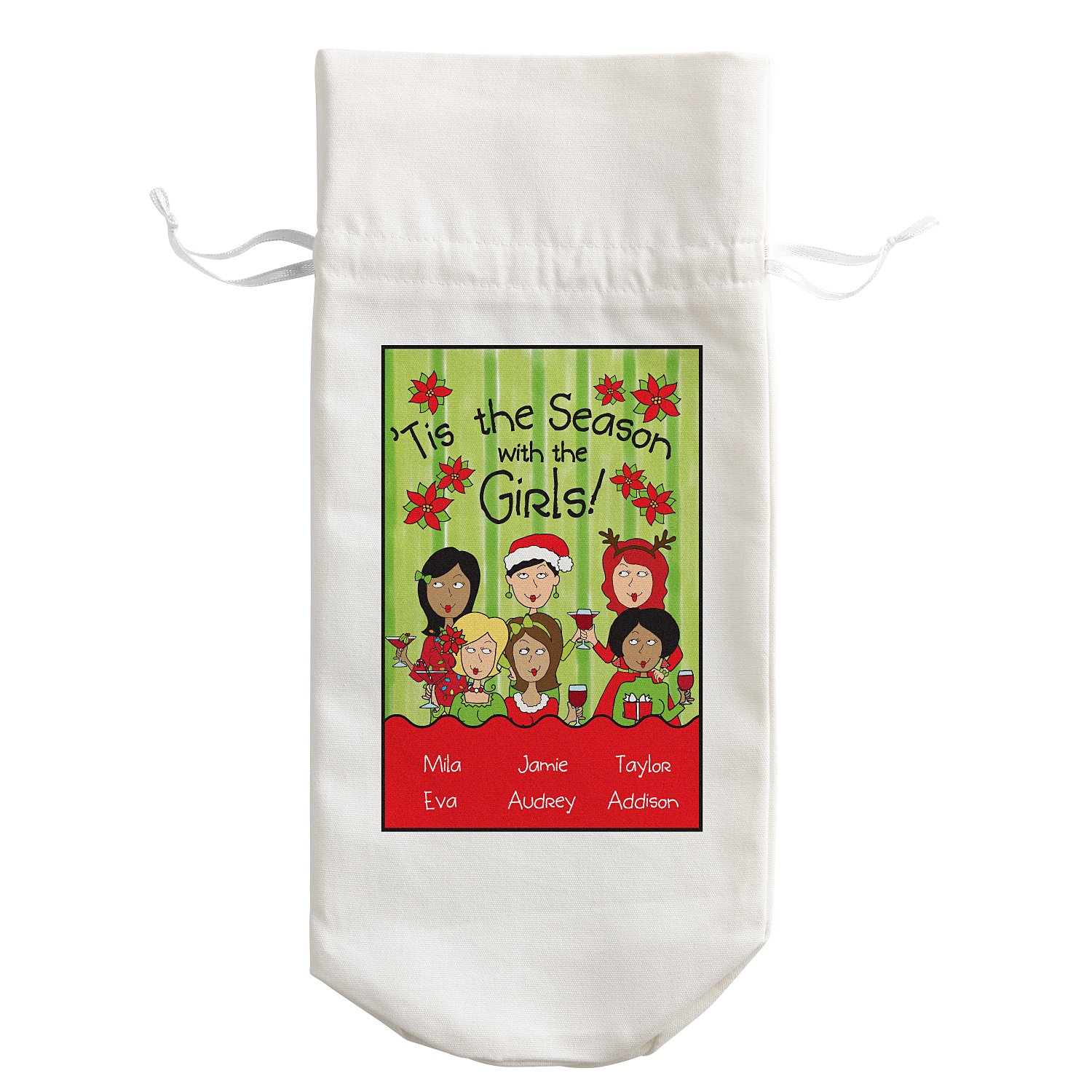 'Tis the Season with the Girls Wine Bag - 6